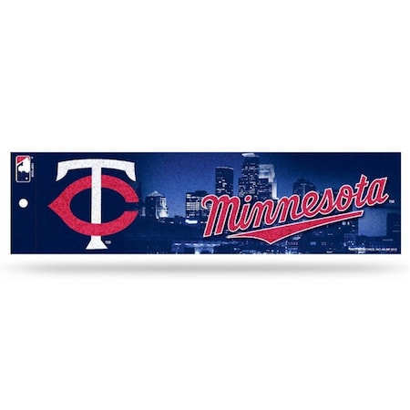 Minnesota Twins Decal Bumper Sticker Glitter